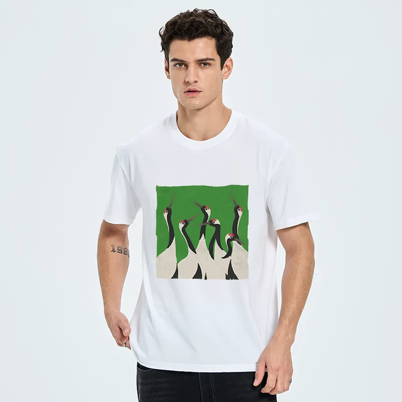Tokyo-Tiger Crane Flock Classic T-Shirt