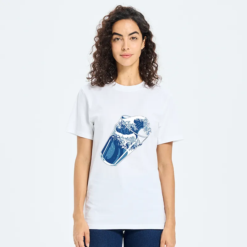 Tokyo-Tiger Waves In The Cup Classic T-Shirt