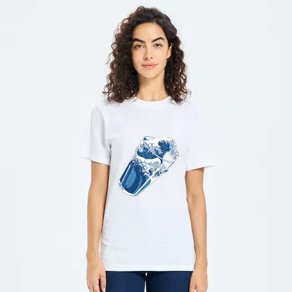 Tokyo-Tiger Waves In The Cup Classic T-Shirt
