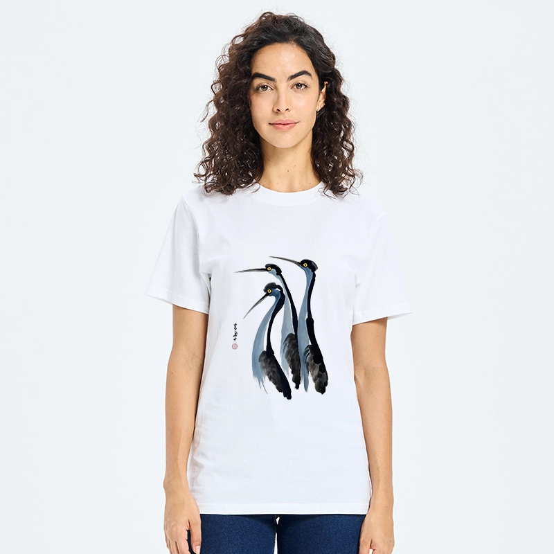 Tokyo-Tiger Blue Crane Classic T-Shirt