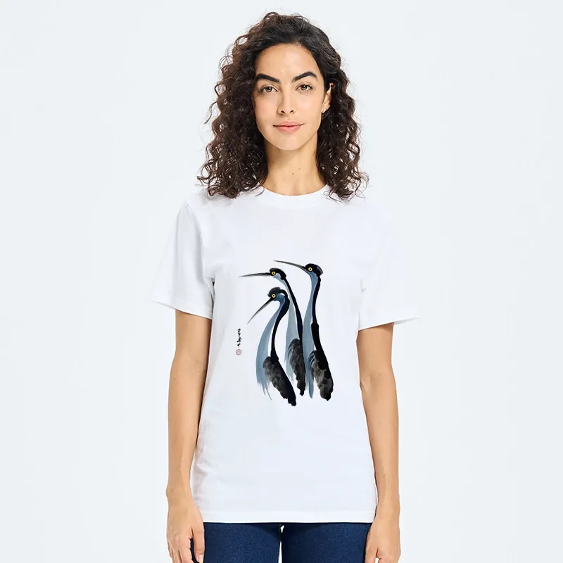 Tokyo-Tiger Blue Crane Classic T-Shirt