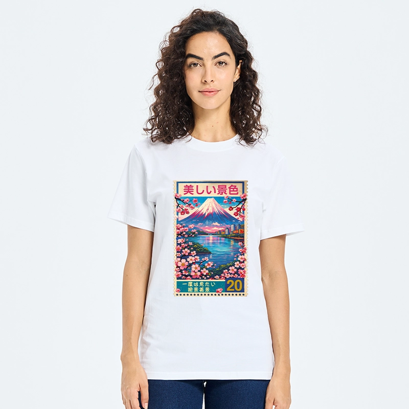 Tokyo-Tiger Springtime Scenery Classic T-Shirt