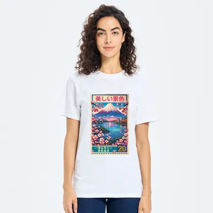 Tokyo-Tiger Springtime Scenery Classic T-Shirt