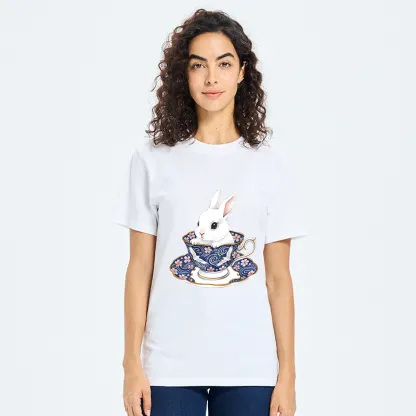 Tokyo-Tiger Cute Rabbit Tea Set Classic T-Shirt