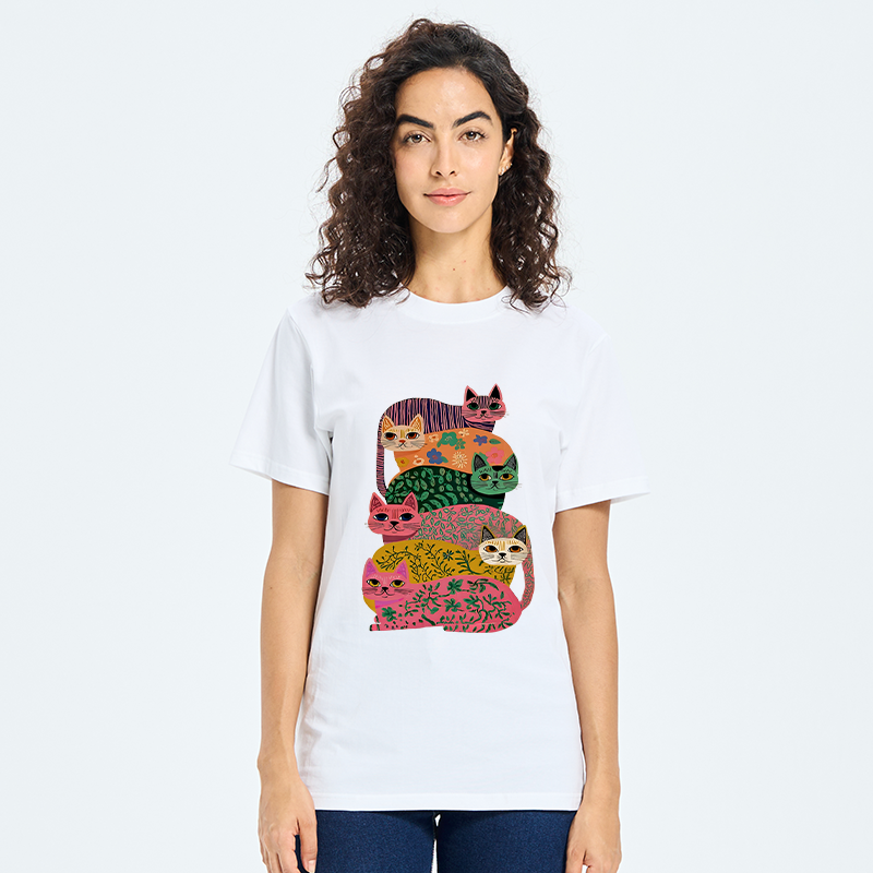 Tokyo-Tiger Colorful Cats Classic T-Shirt