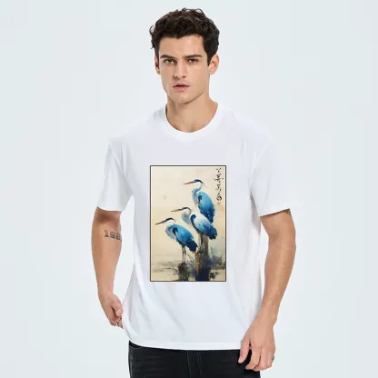 Tokyo-Tiger Great Blue Heron Japan Classic T-Shirt