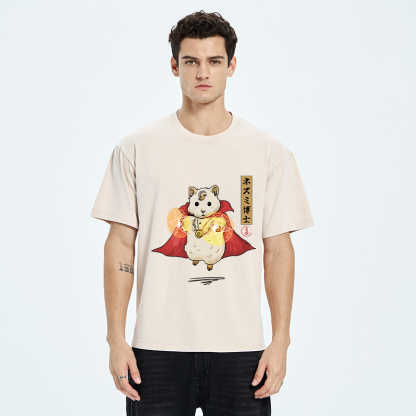 Tokyo-Tiger Doctor Mouse Japanese Washed T-Shirt