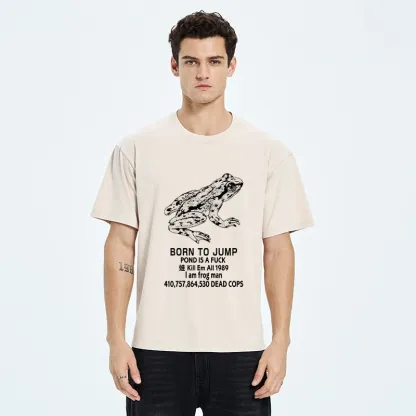 Tokyo-Tiger Born To Jump Washed T-Shirt