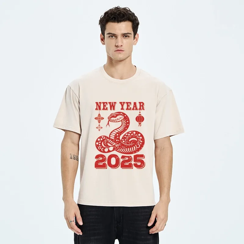 Tokyo-Tiger New Year 2025 Washed T-Shirt