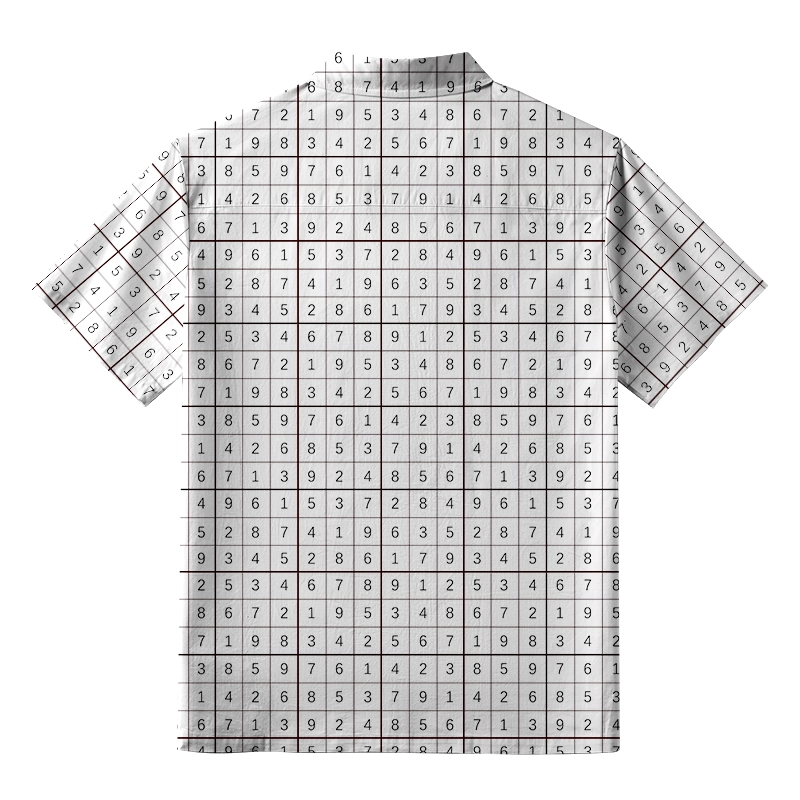 Tokyo-Tiger Sudoku Answers Japanese Button-up Shirt