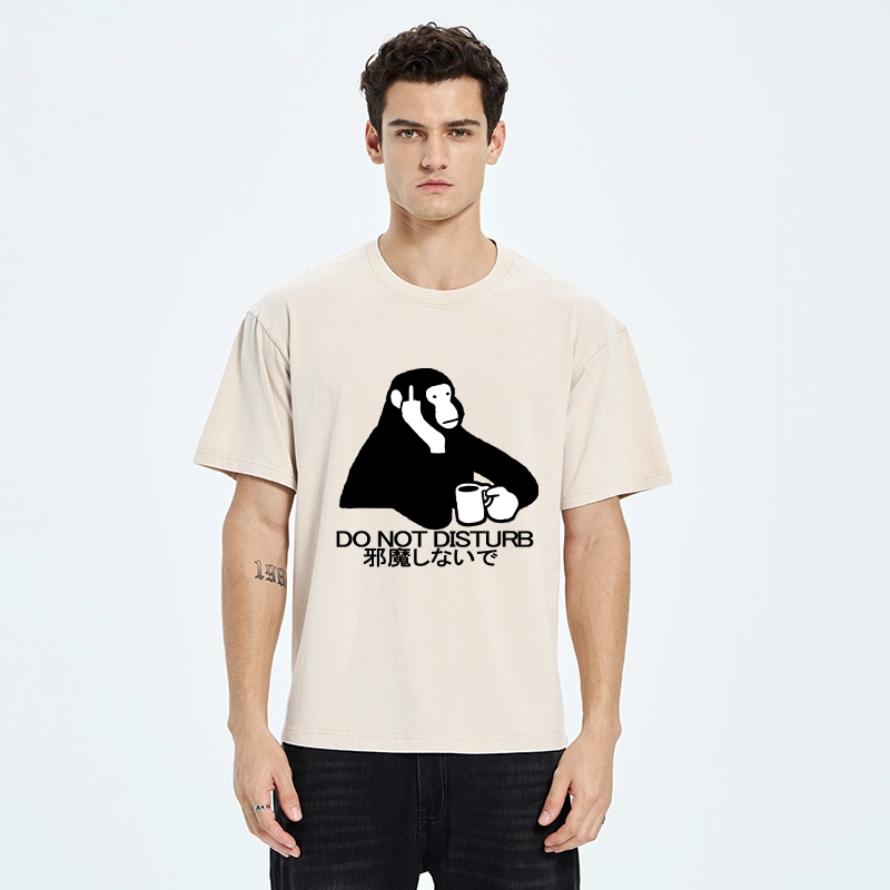 Tokyo-Tiger Do Not Disturb Washed T-Shirt