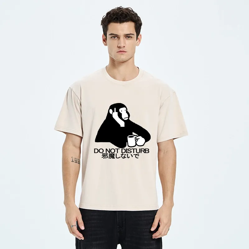 Tokyo-Tiger Do Not Disturb Washed T-Shirt