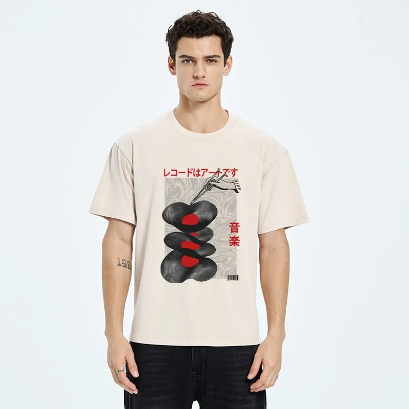 Tokyo-Tiger Vintage Japanese Music Washed T-Shirt