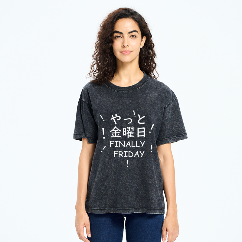 Tokyo-Tiger Finally Friday Washed T-Shirt