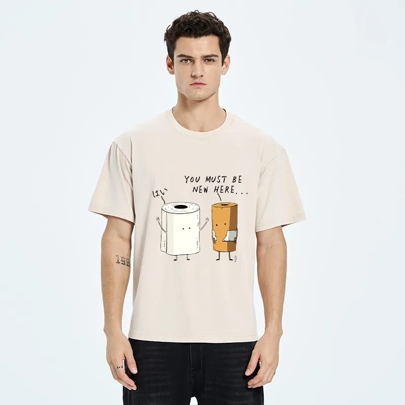 Tokyo-Tiger You Must Be A New Employee Washed T-Shirt