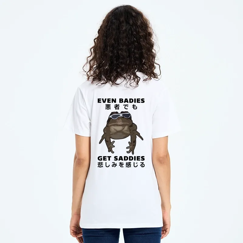 Tokyo-Tiger Even Baddies Get Saddies Back Classic T-Shirt