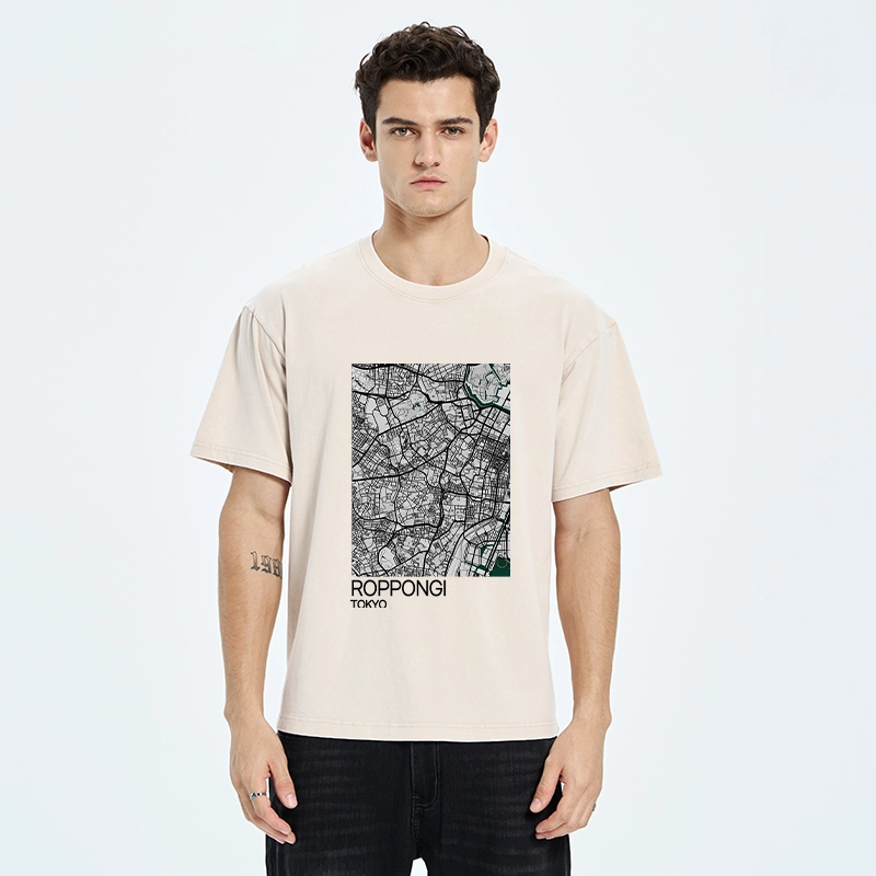 Tokyo-Tiger Roppongi Tokyo Washed T-Shirt