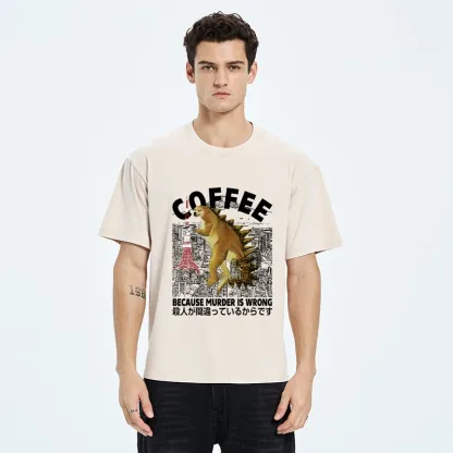 Tokyo-Tiger Because Murder Is Wrong Washed T-Shirt
