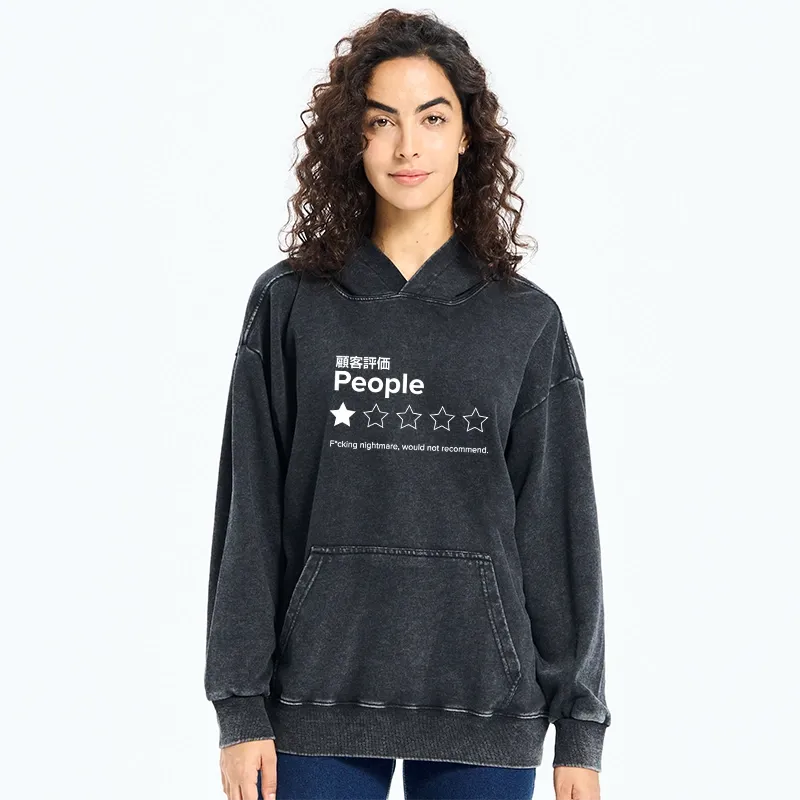 Tokyo-Tiger Evaluation People Washed Hoodie