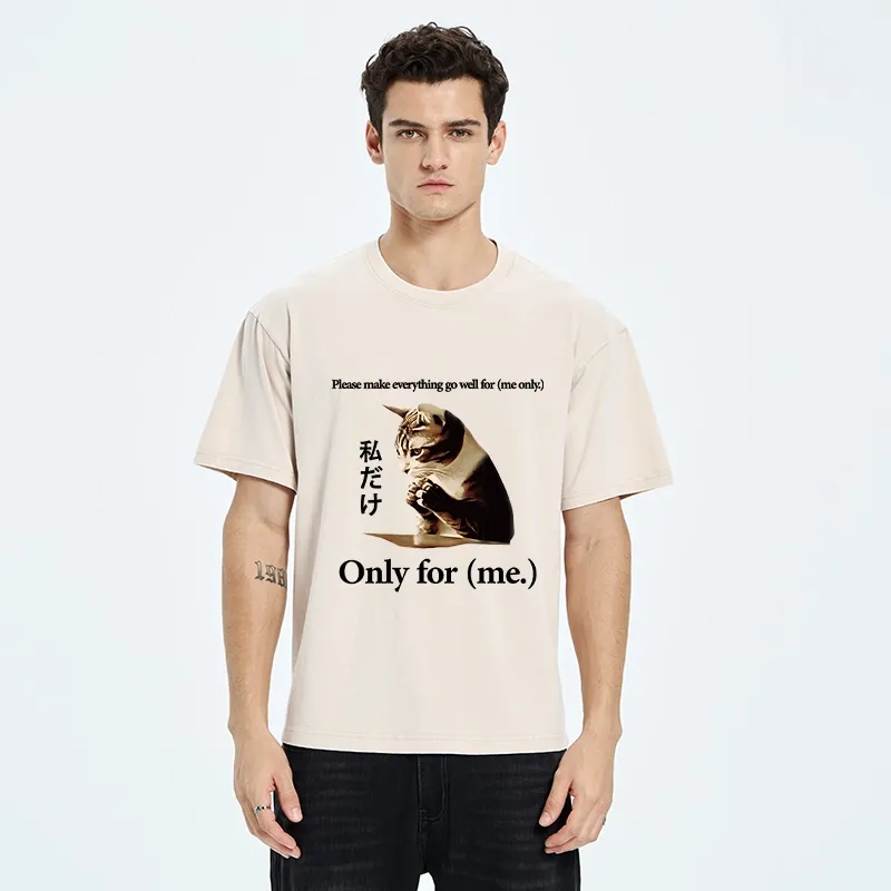 Tokyo-Tiger Only Me Everything's Fine Washed T-Shirt