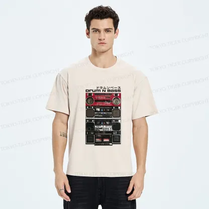 Tokyo-Tiger Drum And Bass Washed T-Shirt