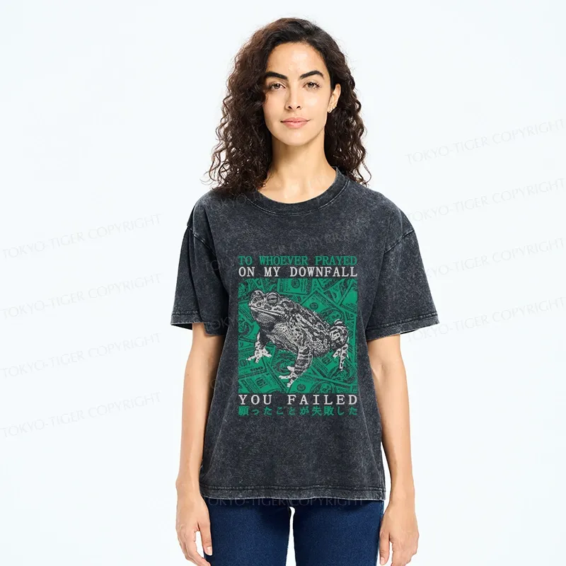 Tokyo-Tiger Your Expectations Are Dashed Washed T-Shirt