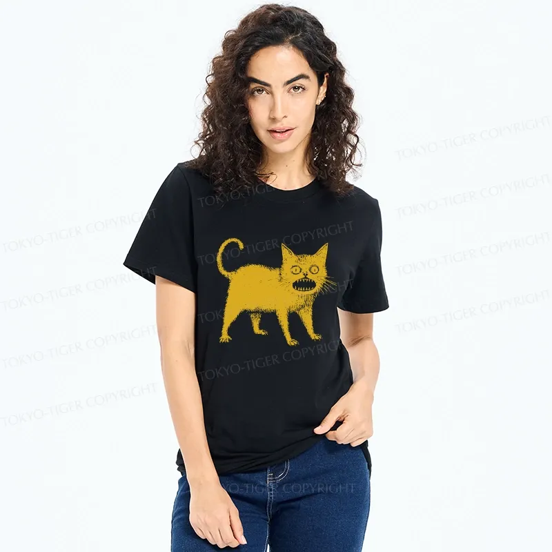 Tokyo-Tiger Horrible Japanese Cat Classic T-Shirt