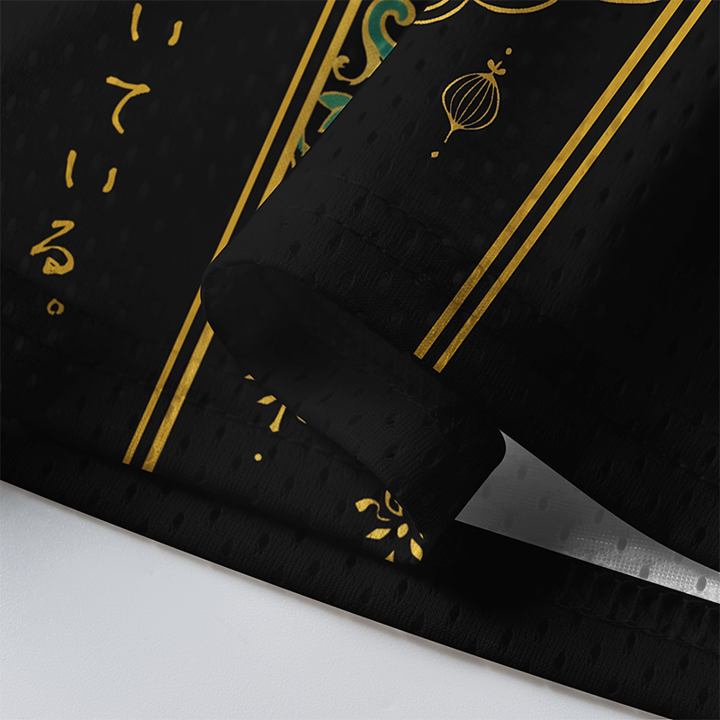 Tokyo-Tiger Moon Cat Mesh Jersey