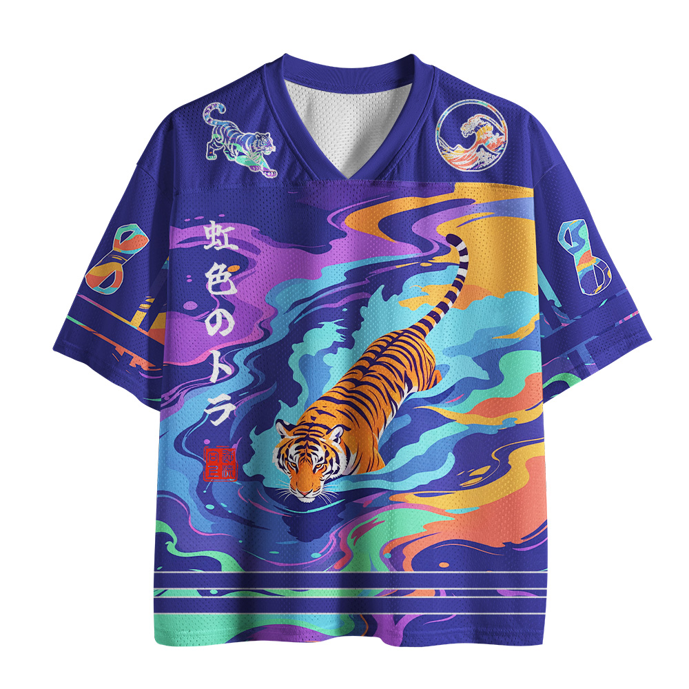 Tokyo-Tiger Rainbow Tiger Mesh Jersey