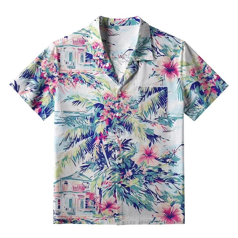 Tokyo-Tiger Lakeside Retreat Aloha Japanese Hawaiian Shirt