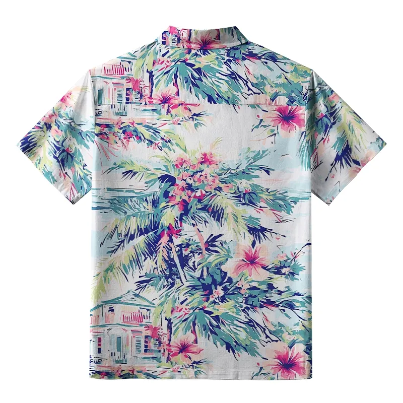Tokyo-Tiger Lakeside Retreat Aloha Japanese Hawaiian Shirt