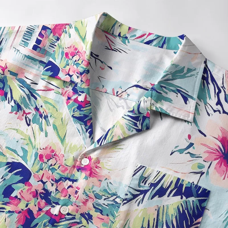 Tokyo-Tiger Lakeside Retreat Aloha Japanese Hawaiian Shirt