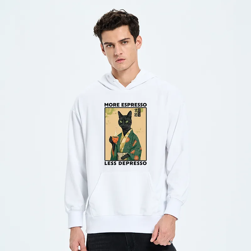 Tokyo-Tiger More Caffeine Less Sadness Classic Hoodie