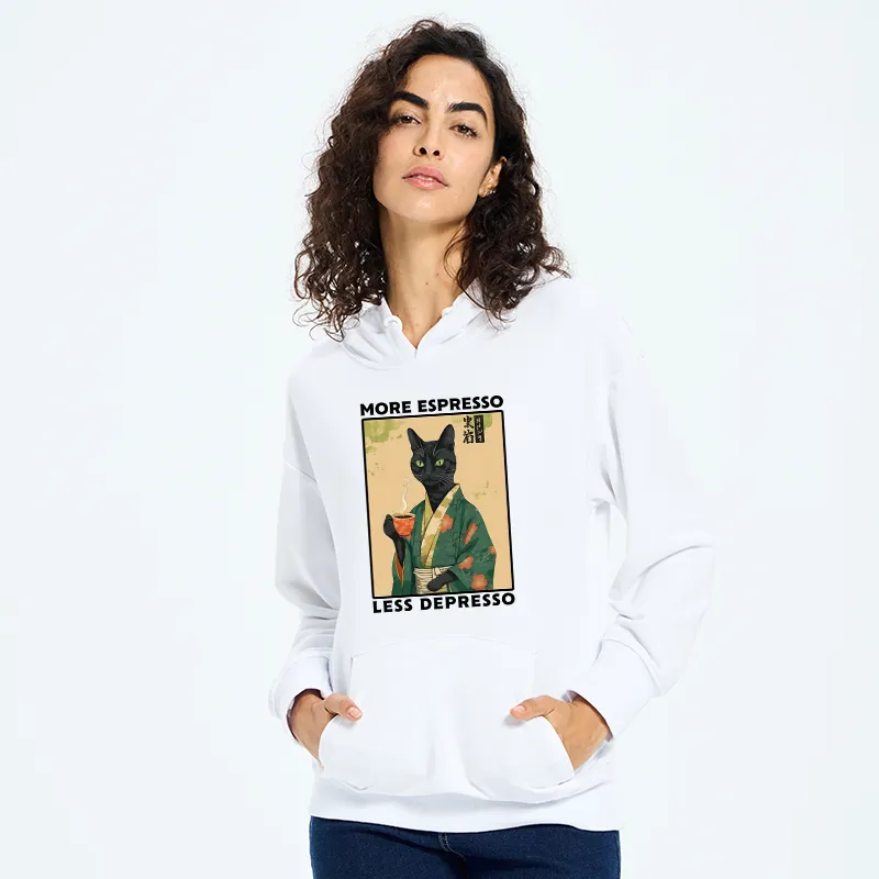 Tokyo-Tiger More Caffeine Less Sadness Classic Hoodie