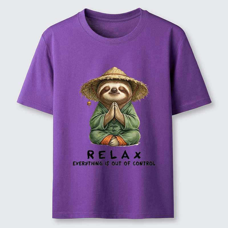 Tokyo-Tiger Zen Relax Sloth Graphic Classic T-Shirt