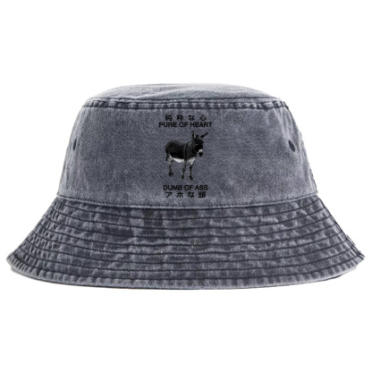 Tokyo-Tiger Pure Of Heart Dumb Of Ass Washed Bucket Hat