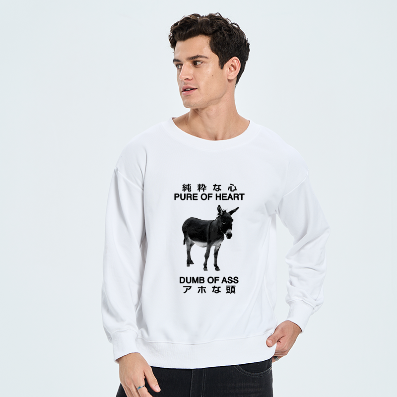 Tokyo-Tiger Pure Of Heart Dumb Of Ass Sweatshirt