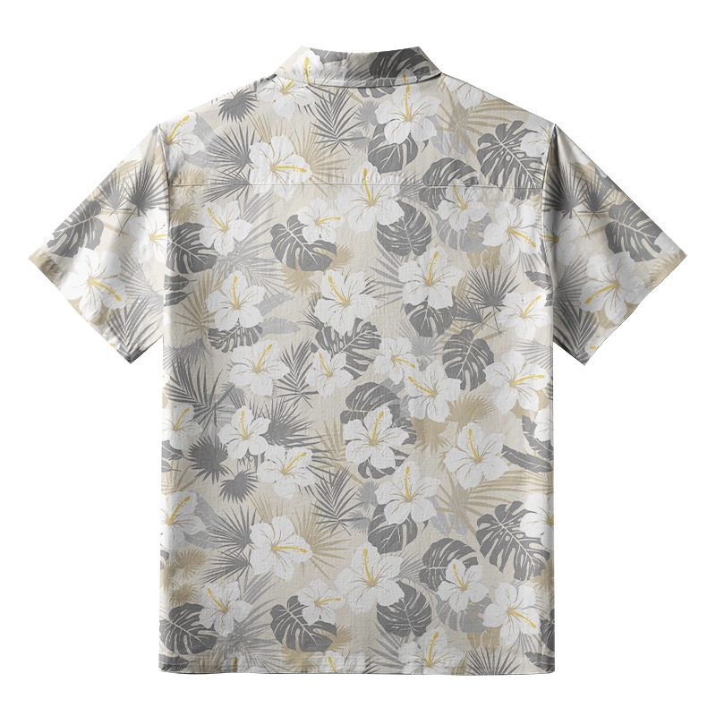 Tokyo-Tiger Rainbow Blooms Chic Floral Aloha Japanese Hawaiian Shirt