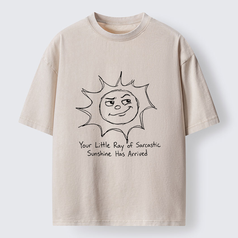 Tokyo-Tiger Funny Sarcasm Sun Meme Washed T-Shirt