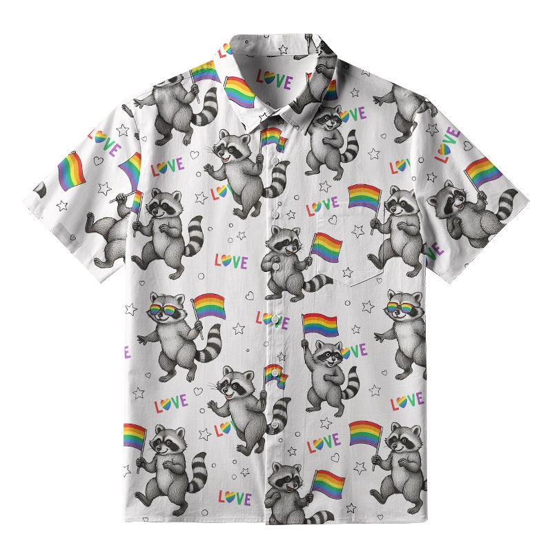 Tokyo-Tiger I Raid Pride Parades Too Button-up Shirt