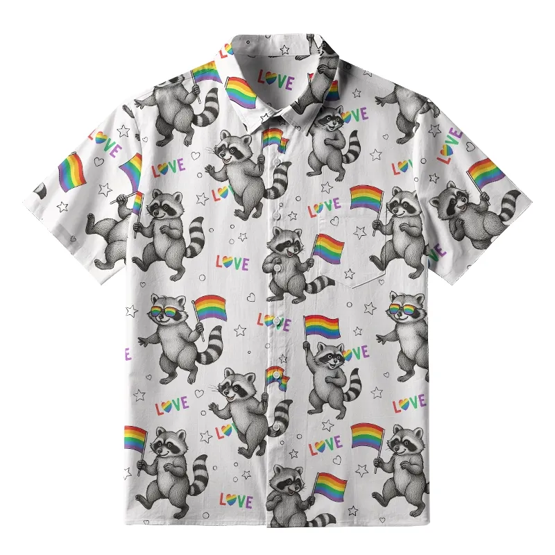 Tokyo-Tiger I Raid Pride Parades Too Button-up Shirt