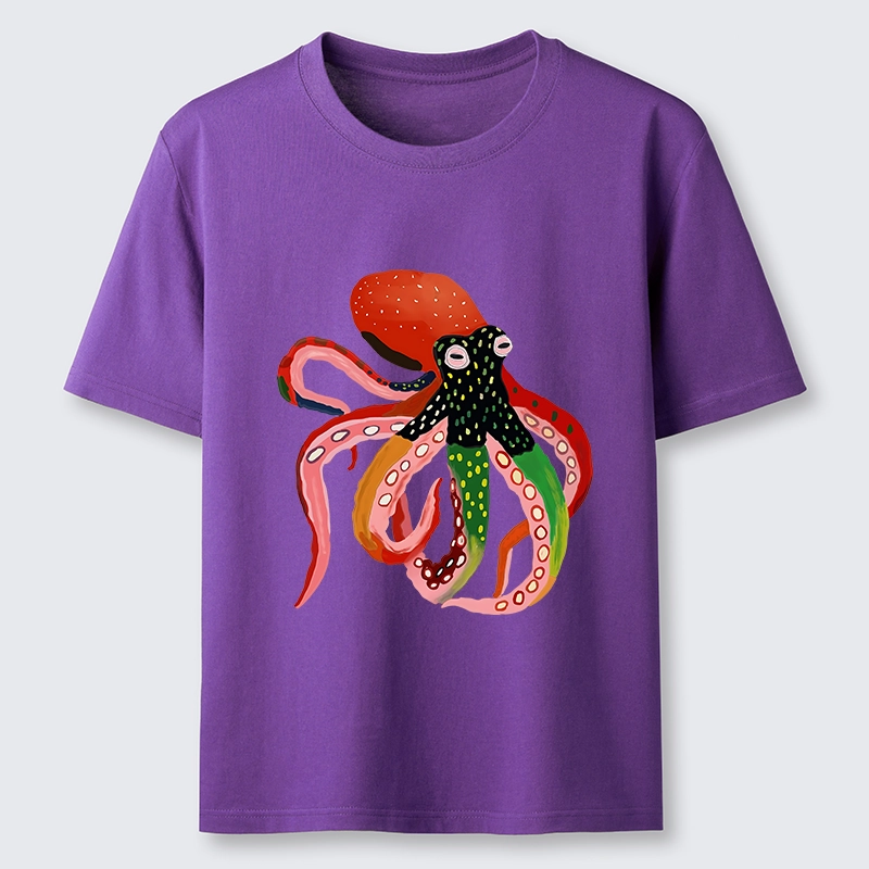 Tokyo-Tiger Colorful Octopus Art Classic T-Shirt