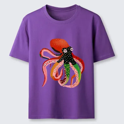 Tokyo-Tiger Colorful Octopus Art Classic T-Shirt