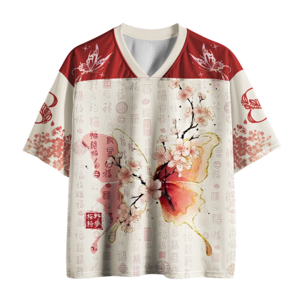 Tokyo-Tiger Fall Seven Stand Eight Butterfly Mesh Jersey