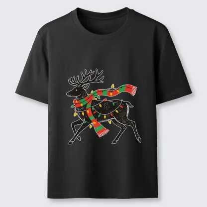Tokyo-Tiger Christmas Light Reindeer Classic T-Shirt