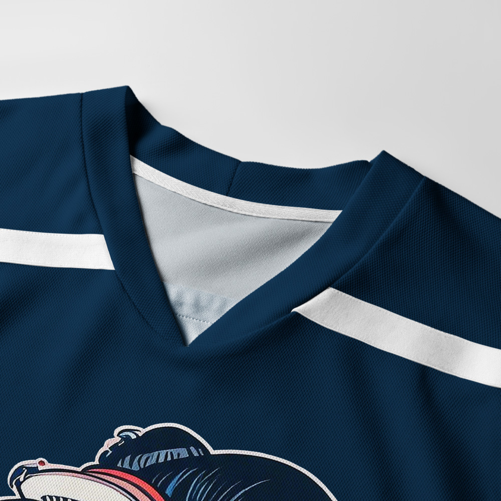 Tokyo-Tiger Skeleton Sun Kimono Long-Sleeve Hockey Jersey