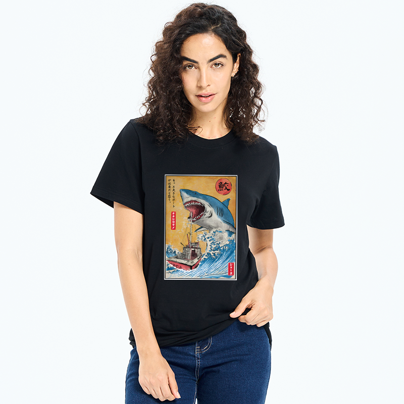 Tokyo-Tiger Ukiyoe Shark Japan Classic T-Shirt