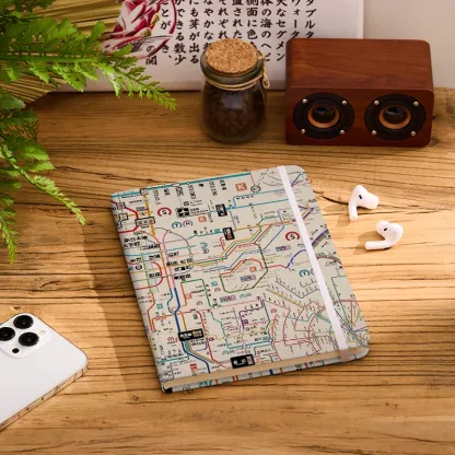 Tokyo-Tiger Tokyo Subway Map Notebook