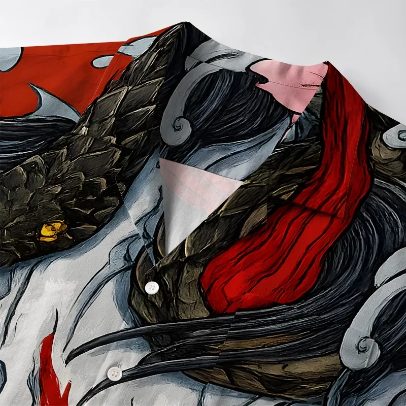 Tokyo-Tiger Evil Ghost Sword Aloha Hawaiian Shirt