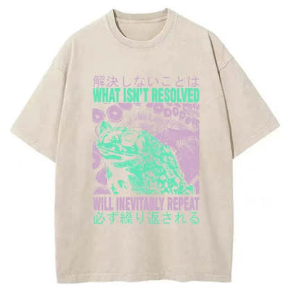 Tokyo-Tiger What Ist Resolved Forg Washed T-Shirt